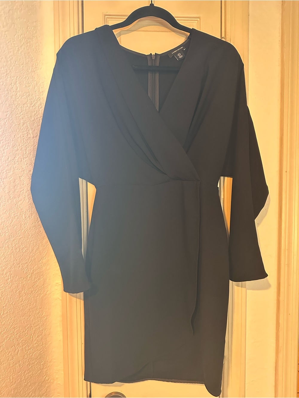 Karen Millen Black Long-Sleeve Dress